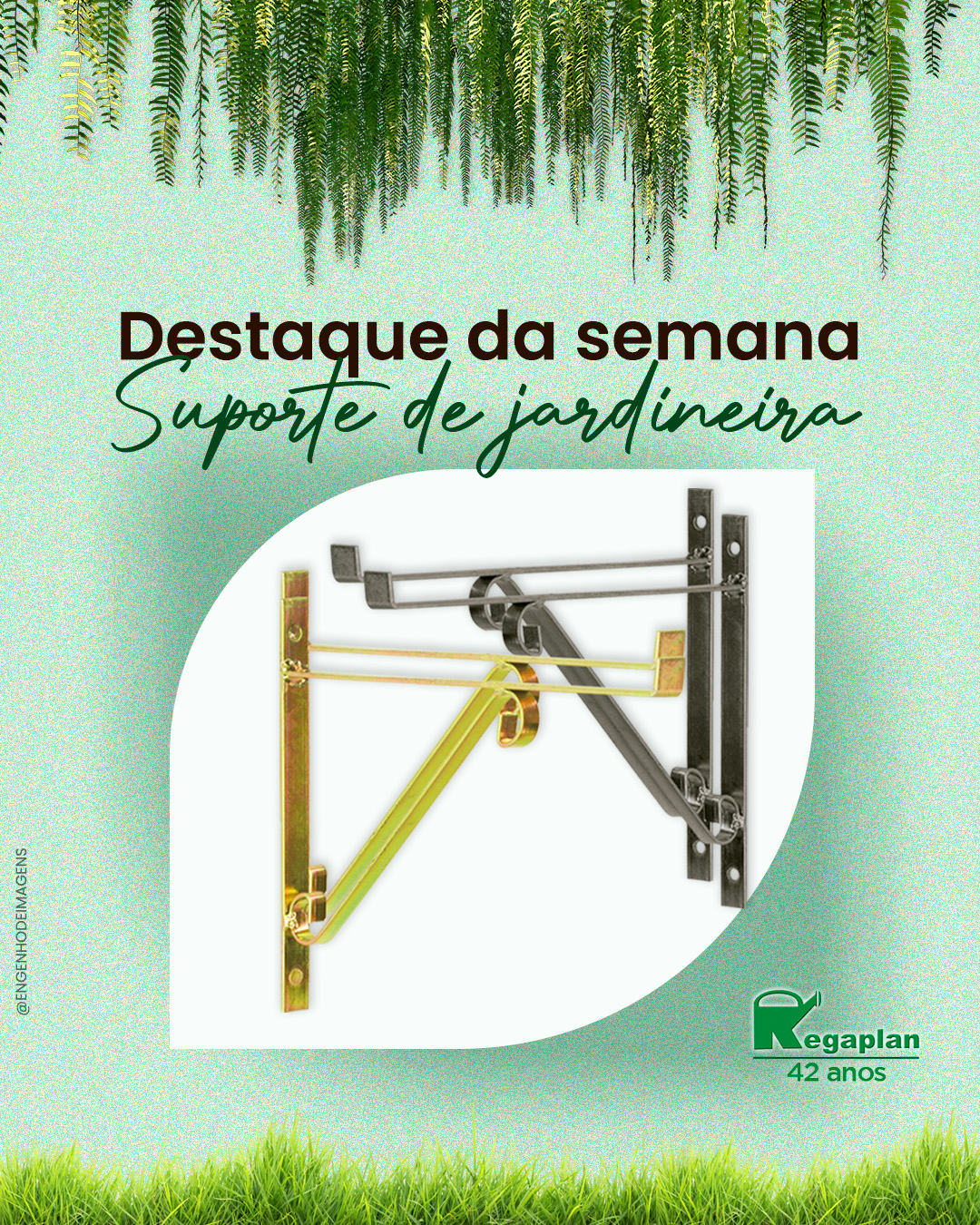 Conheça os nossos incríveis suportes de jardineira! 