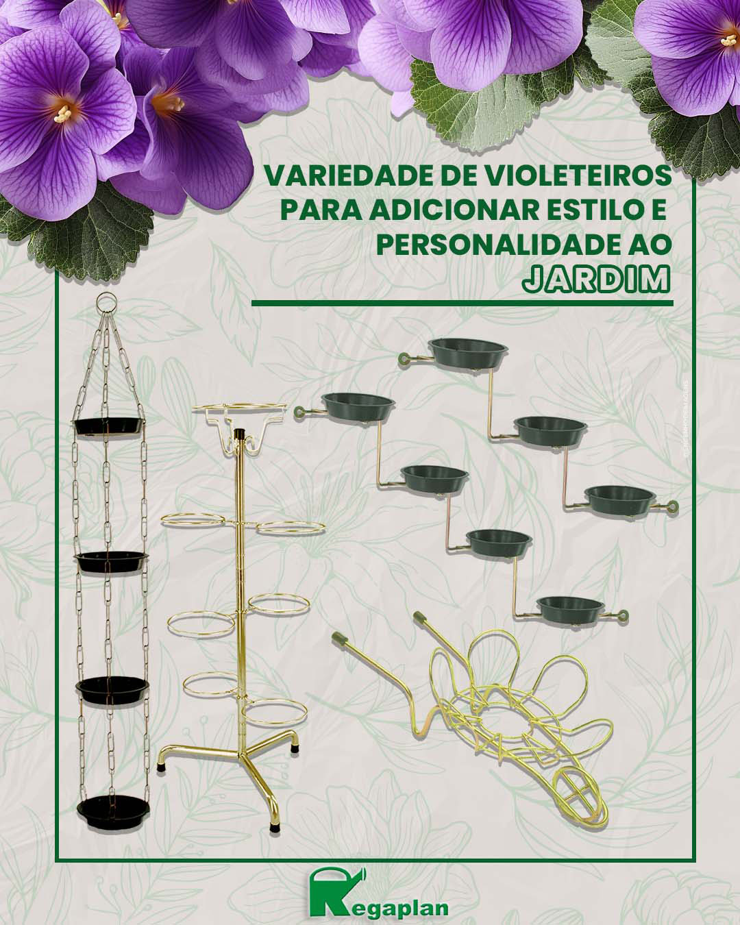 Cultive seu negócio com nossos violeteiros exclusivos!