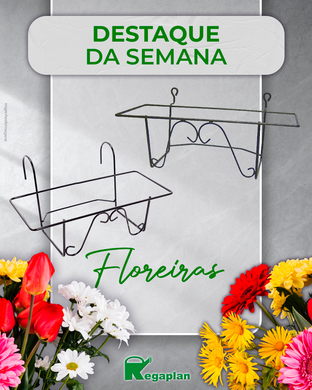 Transforme jardins e varandas com as floreiras da Regaplan! 