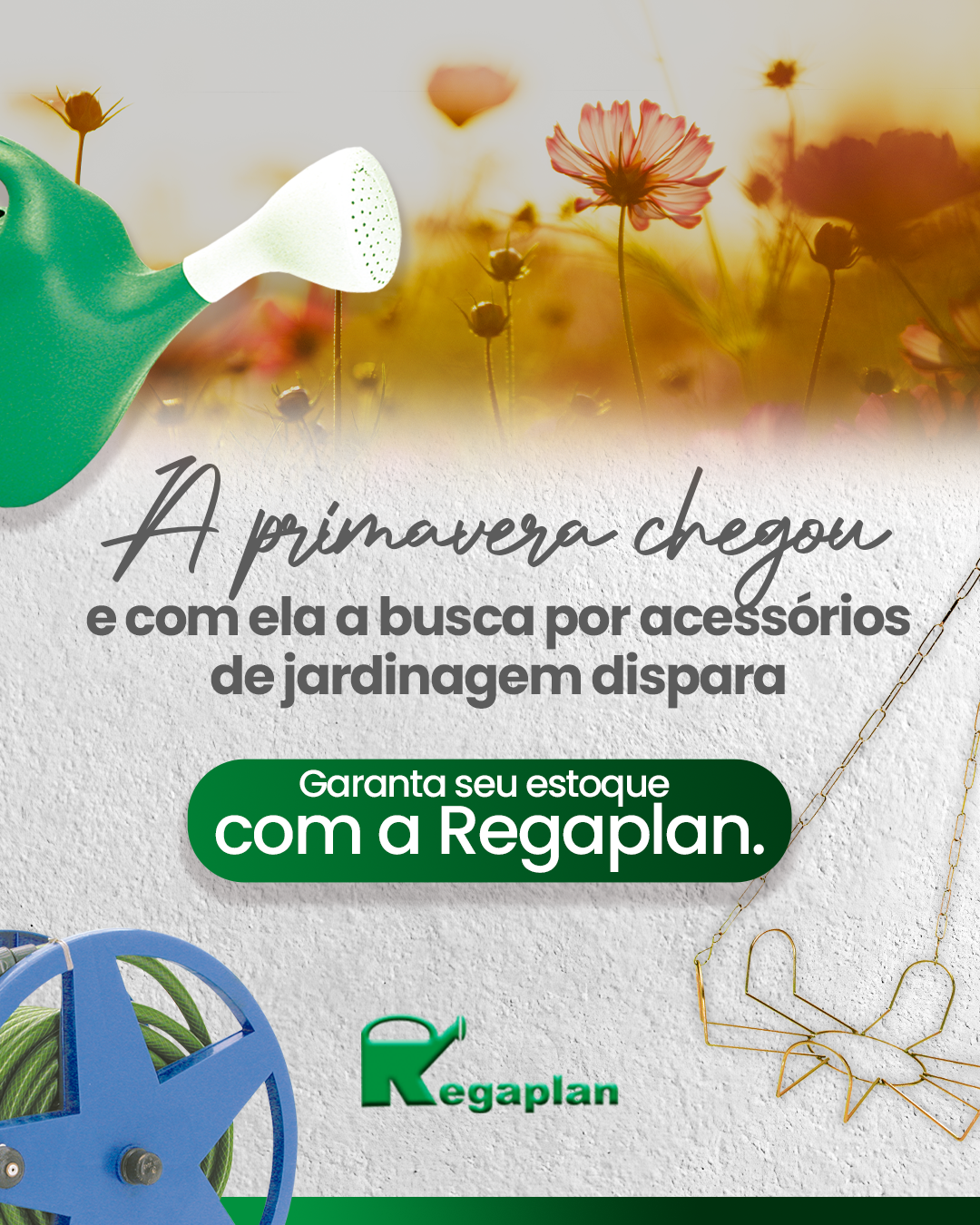 A primavera é a estação que desperta o interesse por jardinagem